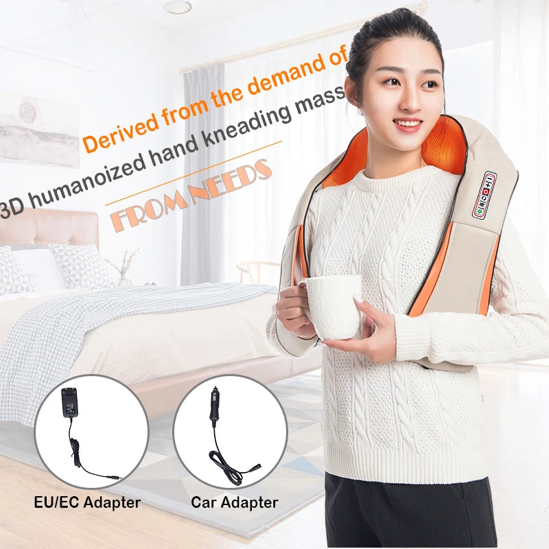 U Shaped Electrical Shiatsu Back Neck Shoulder Massager